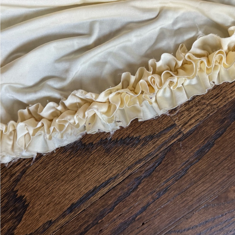 Meshki Pale Yellow Off-Shoulder Ruffle Midi Dress - Picture 12 of 12